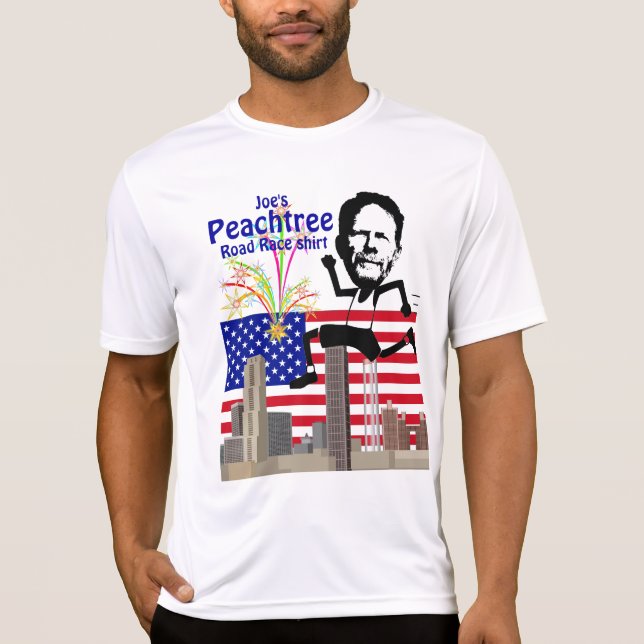 T-shirt Épreuve sur route de Peachtree (Devant)