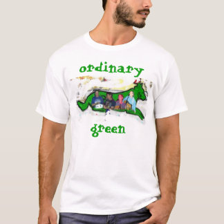 T-shirt éprouvez l'expérience verte ordinaire