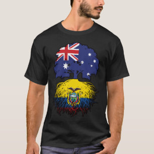 T-shirt Equateur Australie Equatorienne Racines d'arbres