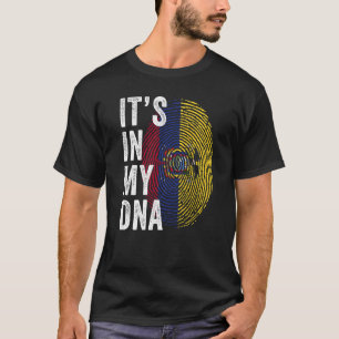 T-shirt Equateur dans mon ADN Equateur empreintes digitale
