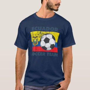T-shirt Équateur Football Team Flag 2022 Supporter Equator