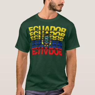 T-shirt Equateur - Retard de texte