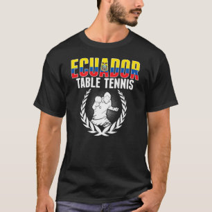 T-shirt Equateur Tennis de table Equatorien Ping Pong Supp