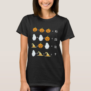 T-shirt Équations mathématiques d'Halloween Enseignants ma