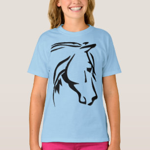 T-shirt Equestre - Cheval Head - Équitation