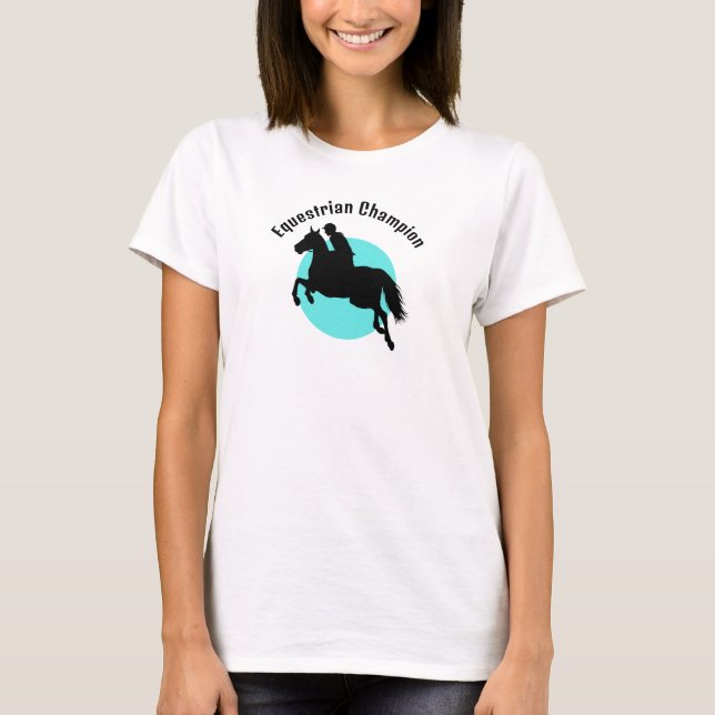 T-shirt Equestrian Design (Devant)
