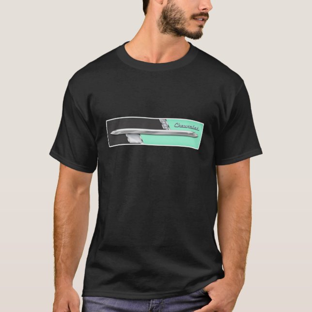 T-shirt Équilibre 1956 de chrome du Bel Air 150 (Devant)