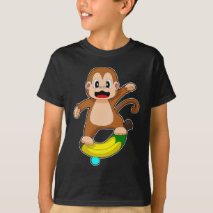 T-shirt Équilibre de banane de singe