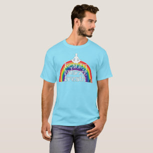 T-shirt Équilibre de beauté, souffle et intentions arc-en-