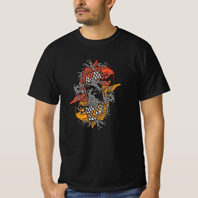 T-shirt Équilibrer Koi (Devant)