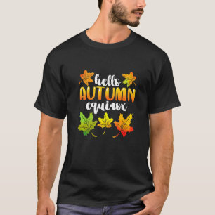 T-shirt Équinoxe d'automne Feuilles d'automne Soleil d'oct