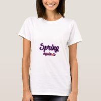 T-shirt équinoxe de printemps /T-shirt de printemp