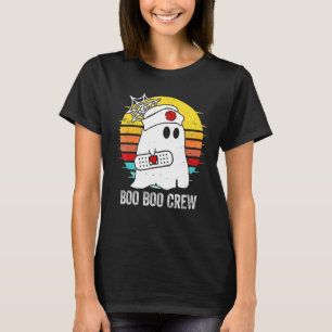 T-shirt Équipage Boo Boo infirmière Halloween fantôme Cost