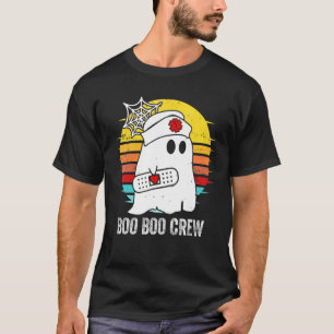T-shirt Équipage Boo Boo infirmière Halloween fantôme Cost