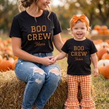 Équipage Boo Mama Famille Halloween appariés