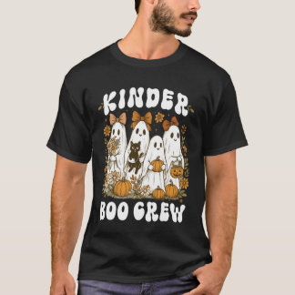 T-shirt Équipage Boo Professeur de maternelle Halloween Fa