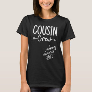 T-shirt Équipage Cousin 2022 Camping de vacances d'été
