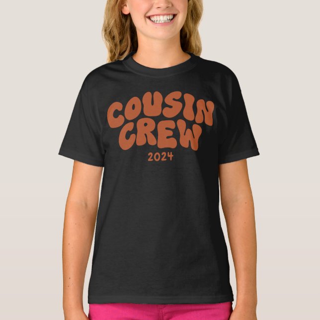 T-shirt Équipage Cousin | Retro Matching Cousin Famille Ré (Devant)