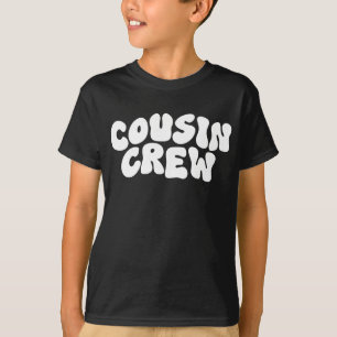 T-shirt Équipage Cousin Retro Matching Cousin Famille Ré