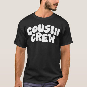 T-shirt Équipage Cousin Retro Matching Cousin Famille Ré
