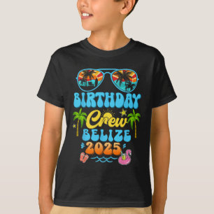 T-shirt Équipage d'anniversaire Bélize Croisière de vacanc