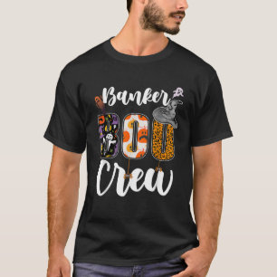 T-shirt Équipage de Banker Boo Halloween tenue bancaire as