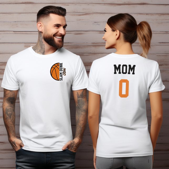 T-shirt Équipage de basket-ball de l'équipe de basket-ball (Parent crew team player support crew.)