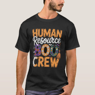 T-shirt Équipage de Boo des ressources humaines Profession