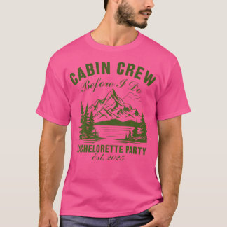 T-shirt Équipage de Cabine Avant de Faire Camp de Fête de 