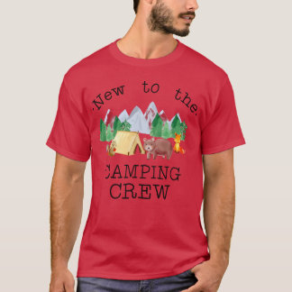 T-shirt Équipage de camping Newohe bébé drôle