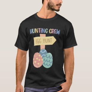 T-shirt Équipage de chasse Chasse aux œufs de Pâques tout-