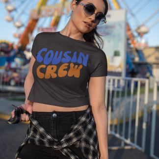 T-shirt Équipage de Cousins Famille Rétro