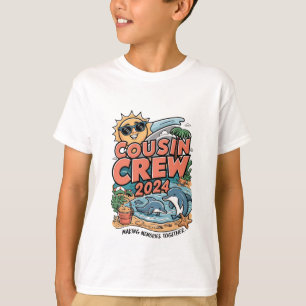 T-shirt Équipage de cousins voyage en famille à la plage V