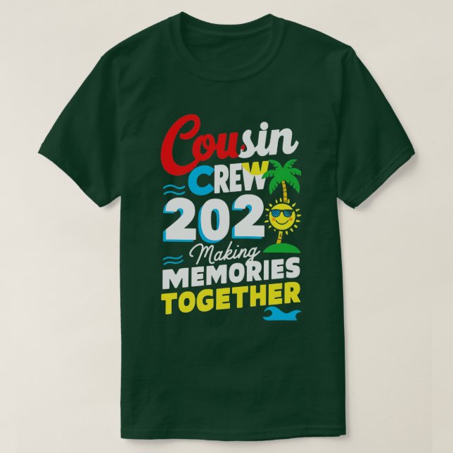 T-shirt Équipage de couture 2024 Vacances été Plage Voyage (Design devant)