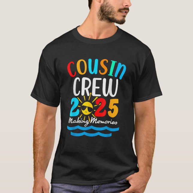 T-shirt Équipage de couture 2025 Vacances été Plage Voyage (Devant)