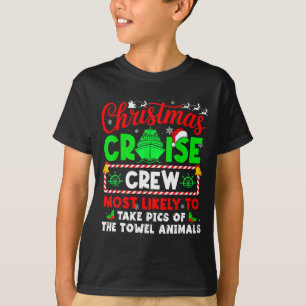 T-shirt Équipage de croisière de Noël le plus susceptible
