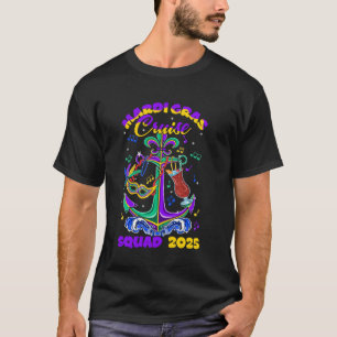 T-shirt Équipage de Croisière Mardi Gras 2025 Vacances