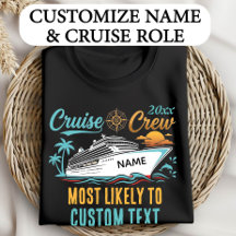 Équipage de Croisière Texte Personnalisé Le Plus S