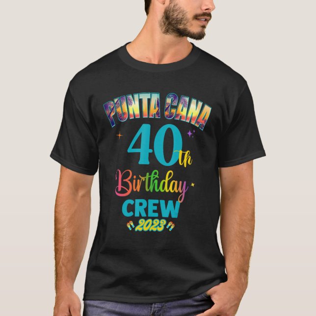 T-shirt Équipage de jumelage de voyage d'anniversaire de P (Devant)