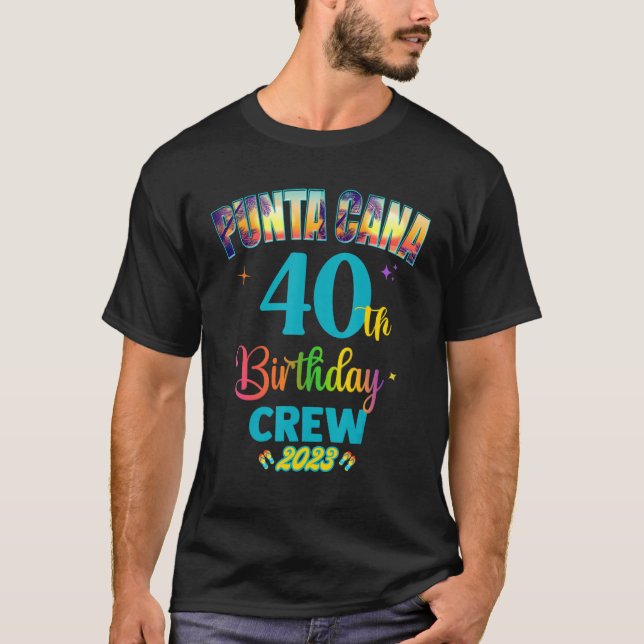 T-shirt Équipage de jumelage de voyage d'anniversaire de P (Devant)