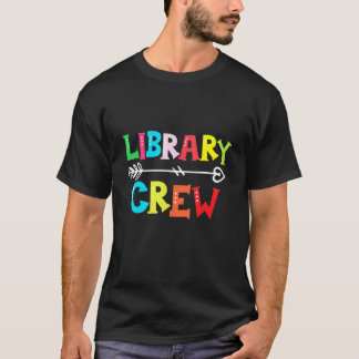 T-shirt Équipage de la bibliothèque Enseignant Élève Premi