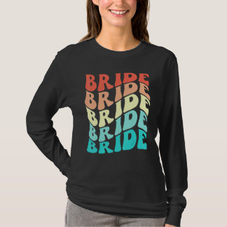 T-shirt Équipage de la mariée Rétro enterrement de vie de 