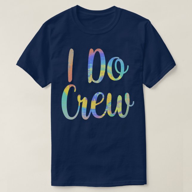T-shirt Équipage de mariage de la mariée en enterrement de (Design devant)