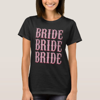 T-shirt Équipage de mariée je fais Crew Rétro Enterrement 