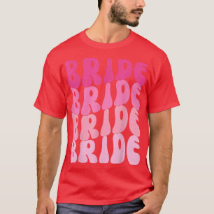 T-shirt Équipage de mariée, je le fais, mariage rétro, che