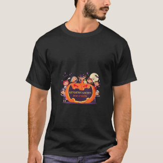 T-shirt Équipage de maternelle féminine Boo Crew Pumpkin H