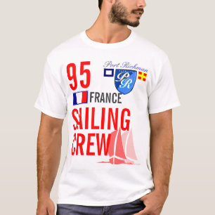 T-shirt Équipage de navigation de la France nautique