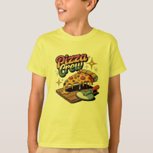 T-shirt Équipage de pizza