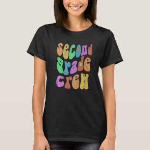 T-shirt Équipage de seconde année branché Professeur Bonjo
