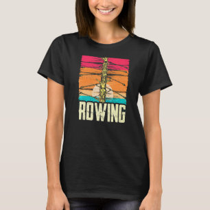 T-shirt Équipage de sport de ligne de rame